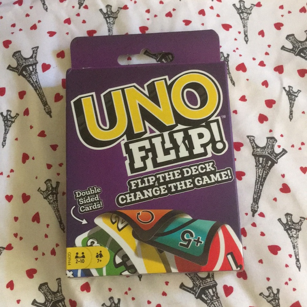 UNO FLIP! Flop The Deck And Change The Game. A Great Game Night Where Uno Is New